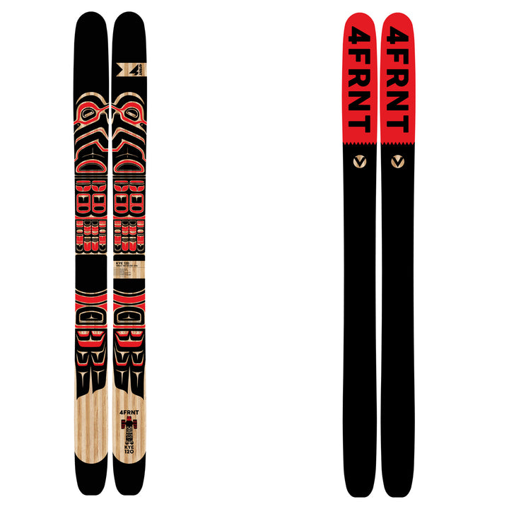 4FRNT Kye 120 Skis 2017 Base View