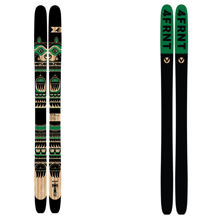 4FRNT Kye 95 Skis 2017 Base View
