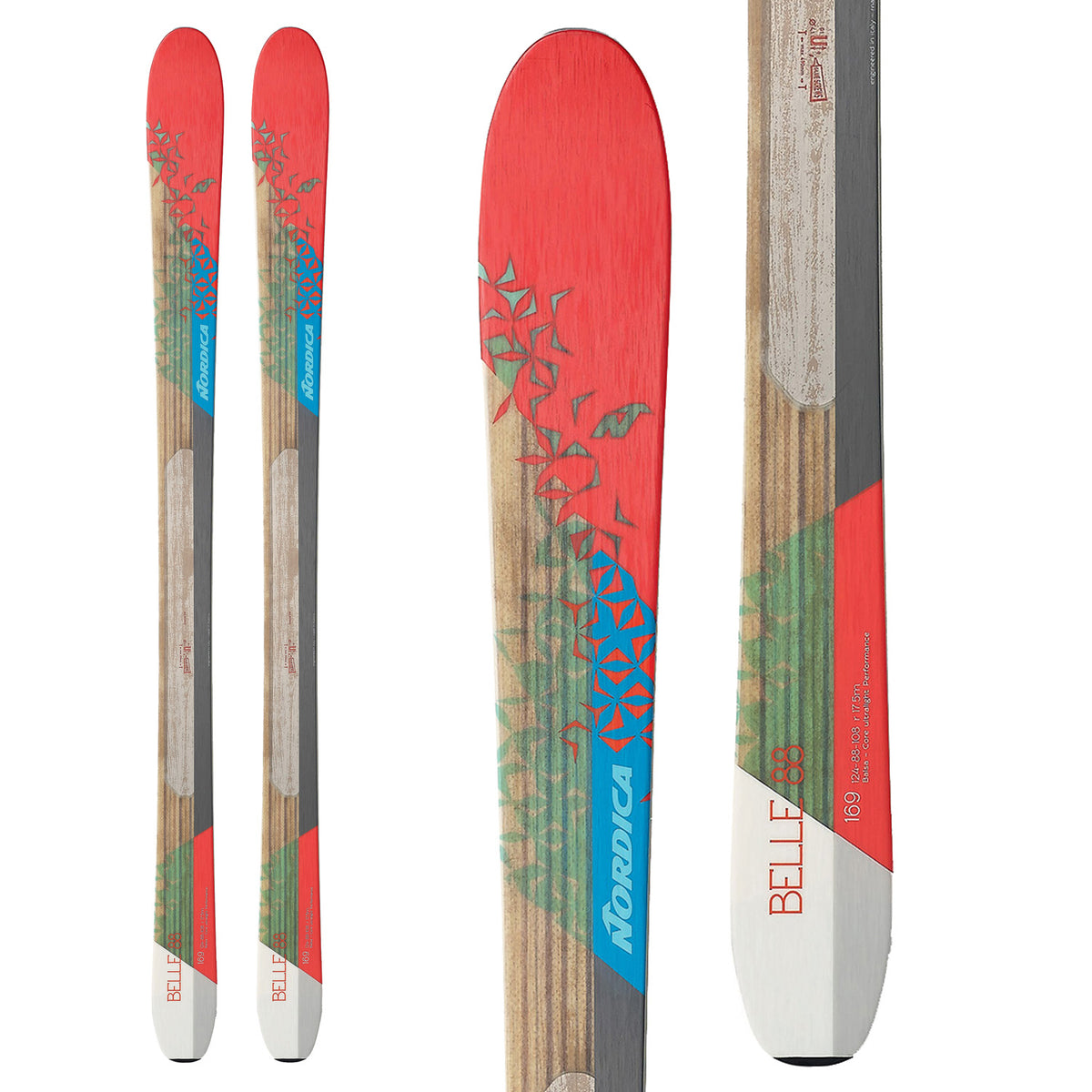 Nordica Belle 88 Skis - Women's 2017
