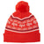 DPS Haines Pom Pom Beanie Signal Red