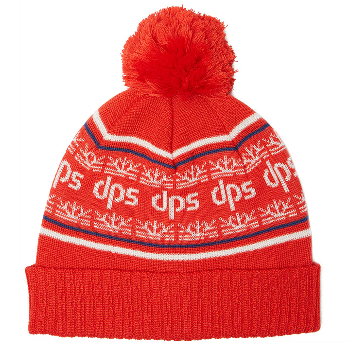 DPS Haines Pom Pom Beanie Signal Red