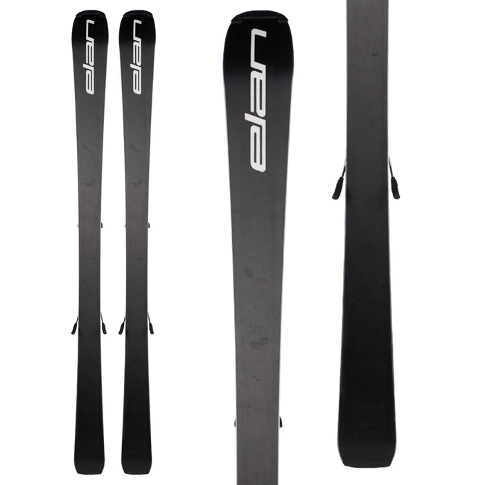 Elan Amphibio 76 Power Shift Skis + ELS 11 PS Bindings 2017 Bottom View
