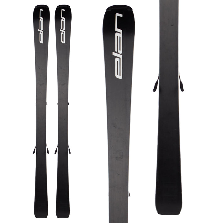 Elan Amphibio 76 Power Shift Skis + ELS 11 PS Bindings 2017 Bottom View