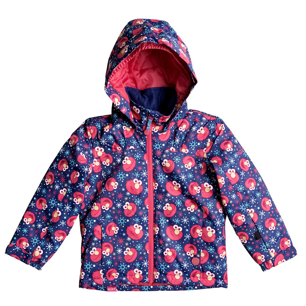 Roxy Mini Jetty Jacket - Little Girls' Elmo Print