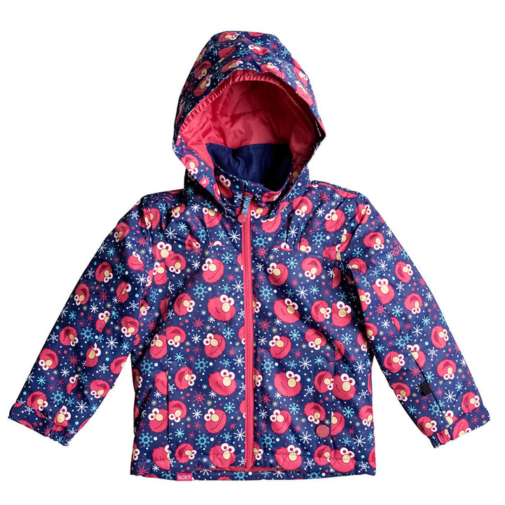 Roxy Mini Jetty Jacket - Little Girls' Elmo Print