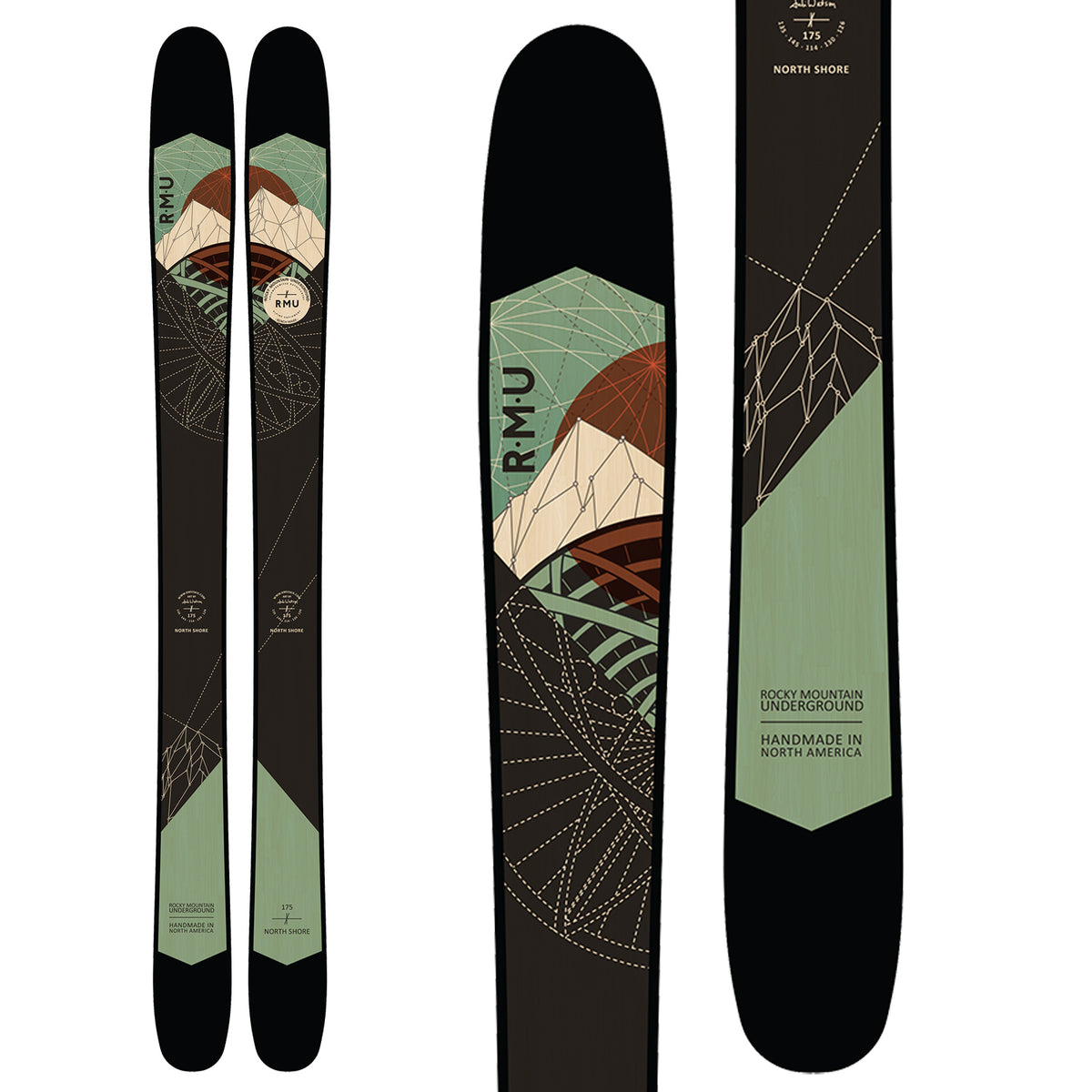 RMU North Shore 2.0 Skis 2017
