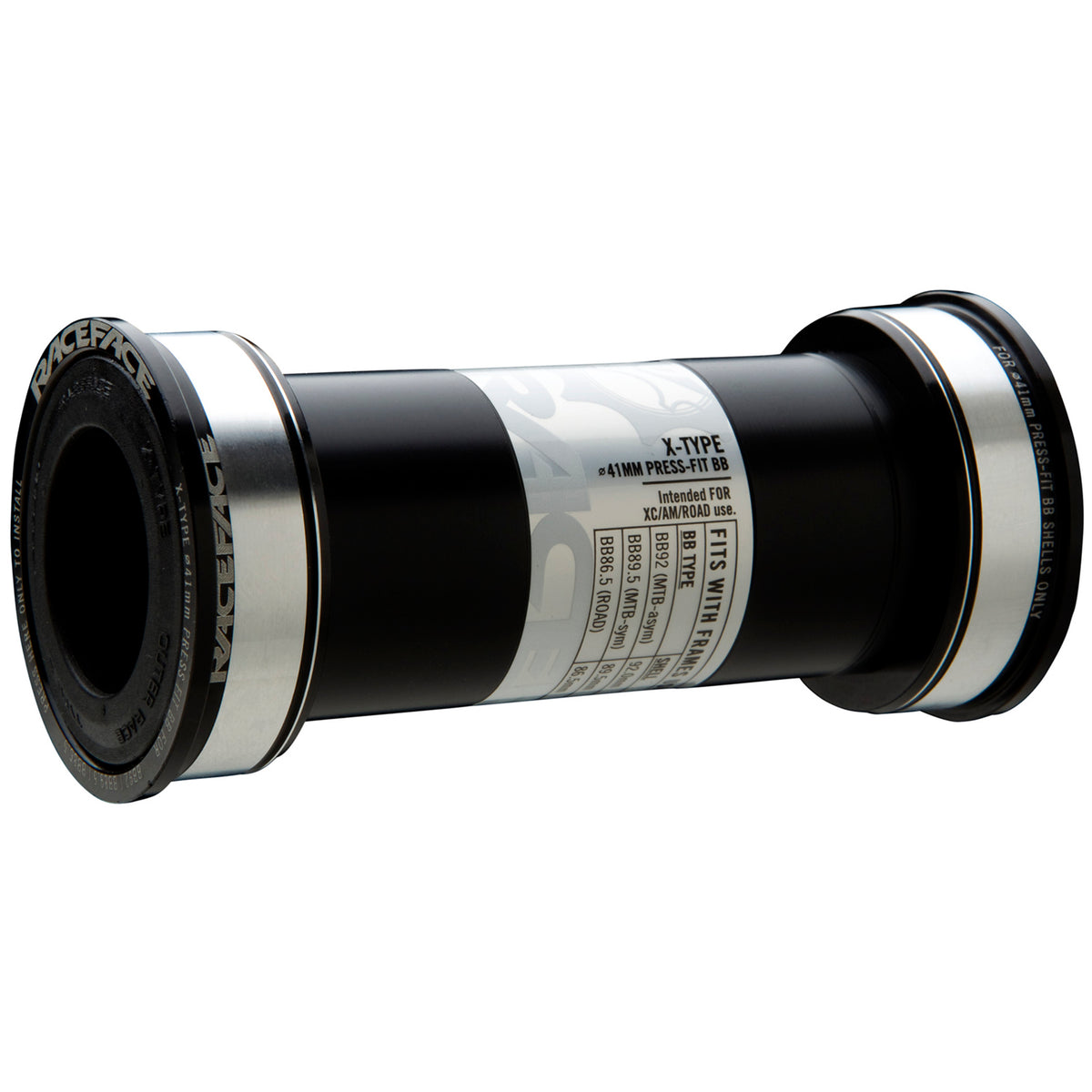 Race Face X-Type Bottom Bracket - BB86/92 Black