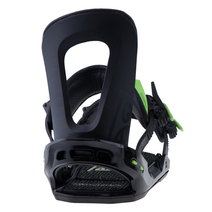 Switchback Twin Snowboard Bindings 2017 Black/Green