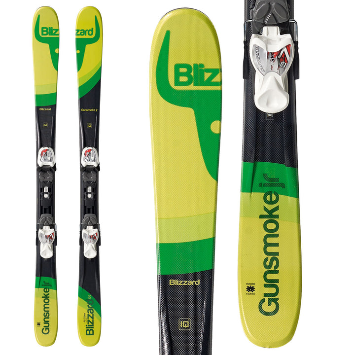 Blizzard Gunsmoke IQ Jr Skis + IQ 7 Bindings - Boys' 2017
