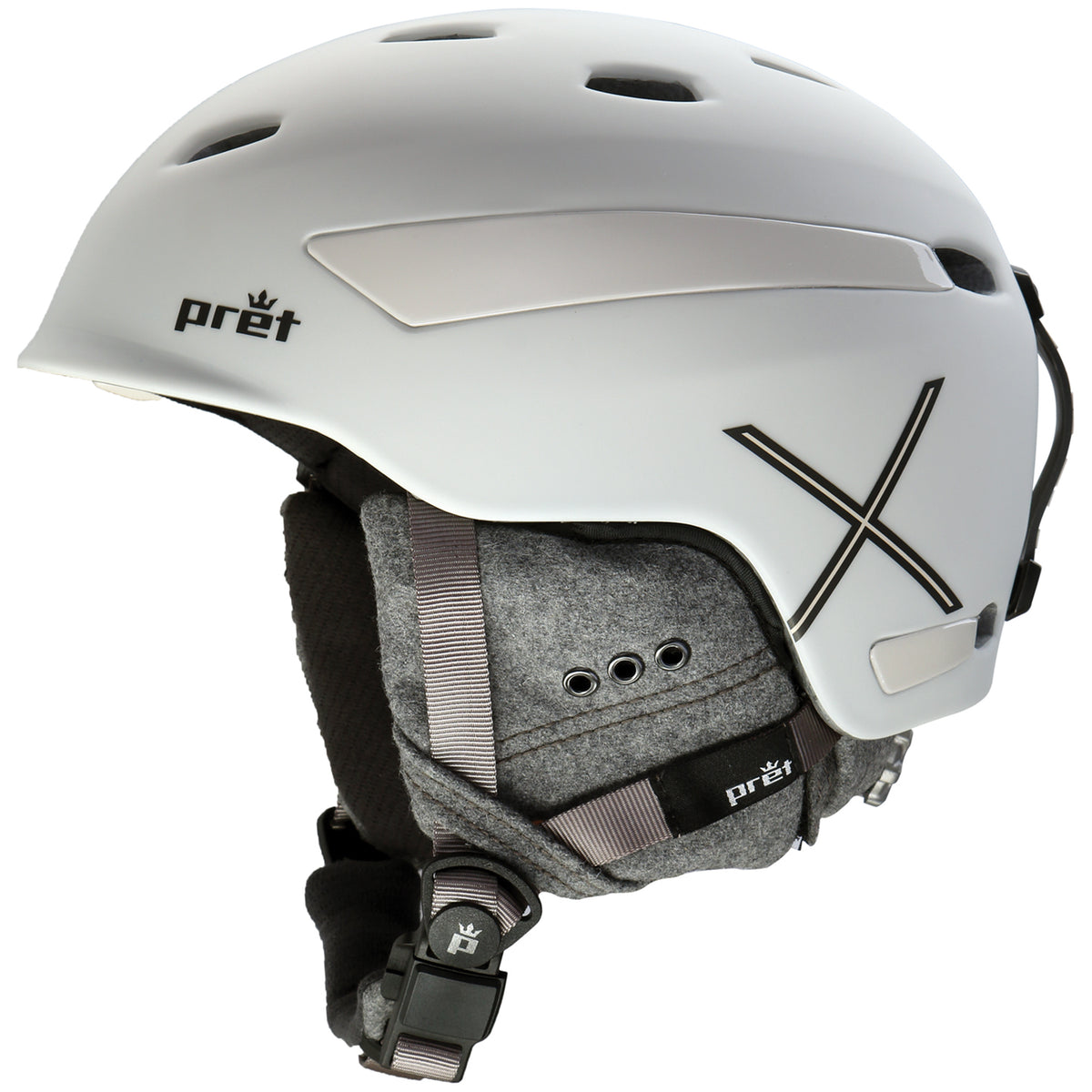Pret Effect X Helmet Rubber Pearl Chalk