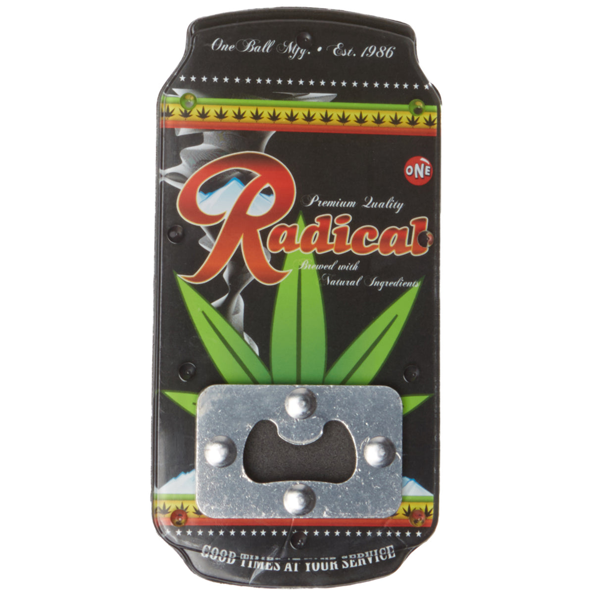 OneBall Radical Bottle Opener Stomp Pad None Front View