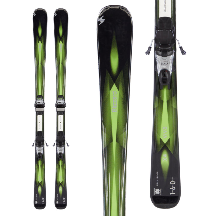 Blizzard Viva X4 Skis + IQ-TP10 Viva Bindings - Women's 2016