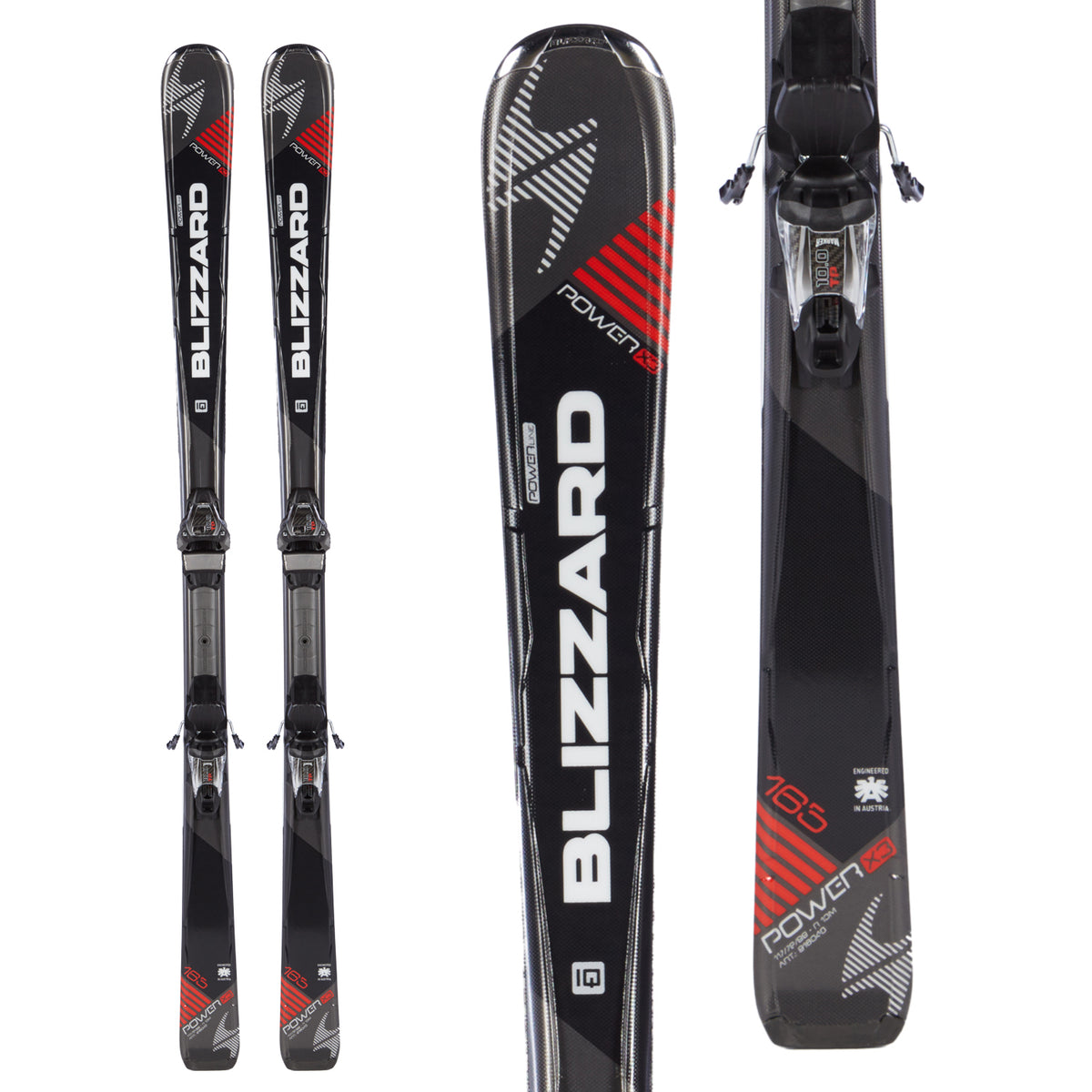 Blizzard Power X3 Skis + IQ-TP10 Bindings 2016