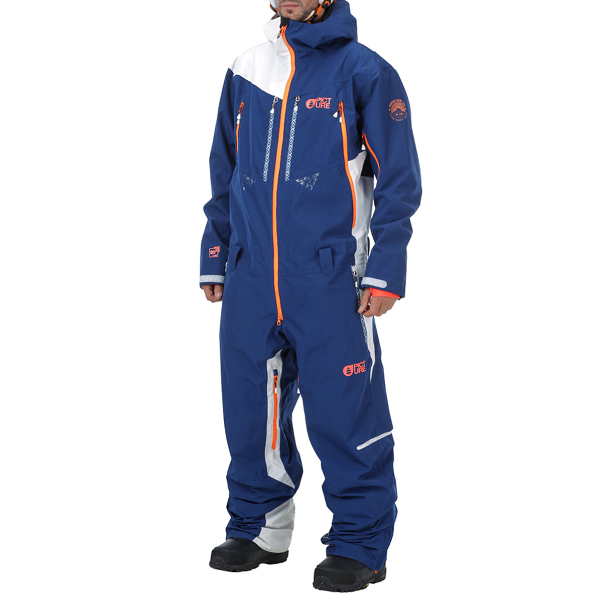 Picture Organic Stratos Suit Dark Blue/White