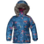 Jupa Maya Jacket - Little Girls' Gunpowder Blue Print