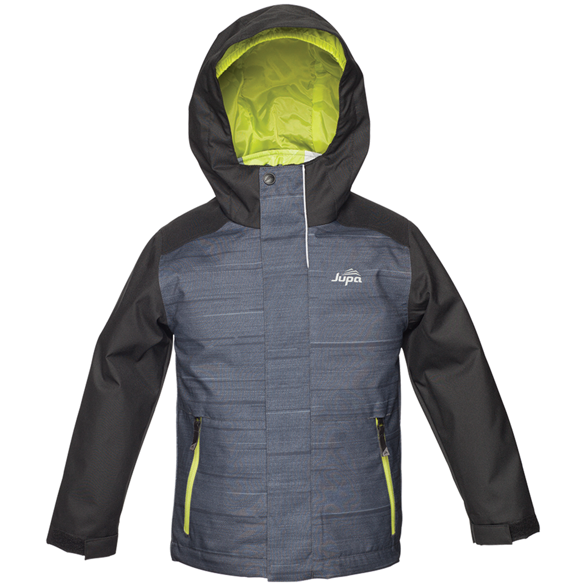 Jupa Ludovic 3-in-1 Jacket - Boys' Grey Mix Print