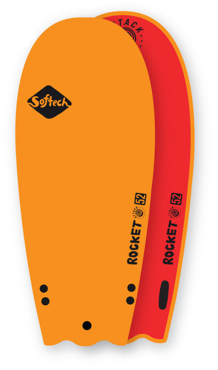 Softech Rocket Attack 56'' Surfboard Orange