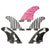 Gorilla Grip x FCS II Brains Bones Bars Small Tri-Quad Fin Set