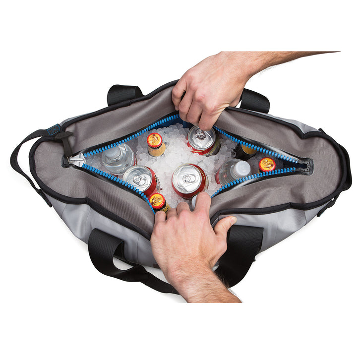 YETI Hopper 20 Cooler Fog Gray Inside View