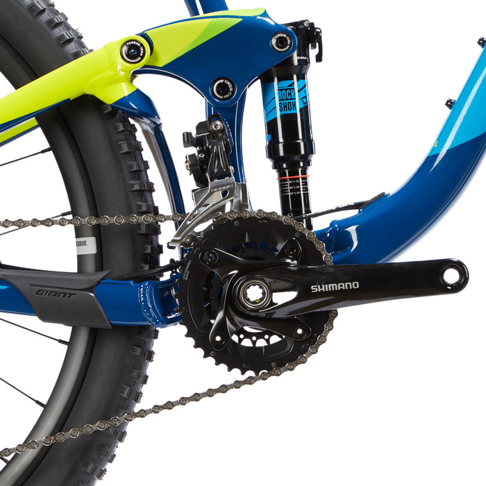 Giant Trance 3 Complete Mountain Bike 2017 Deep Blue/Blue/Green Detail 1 View