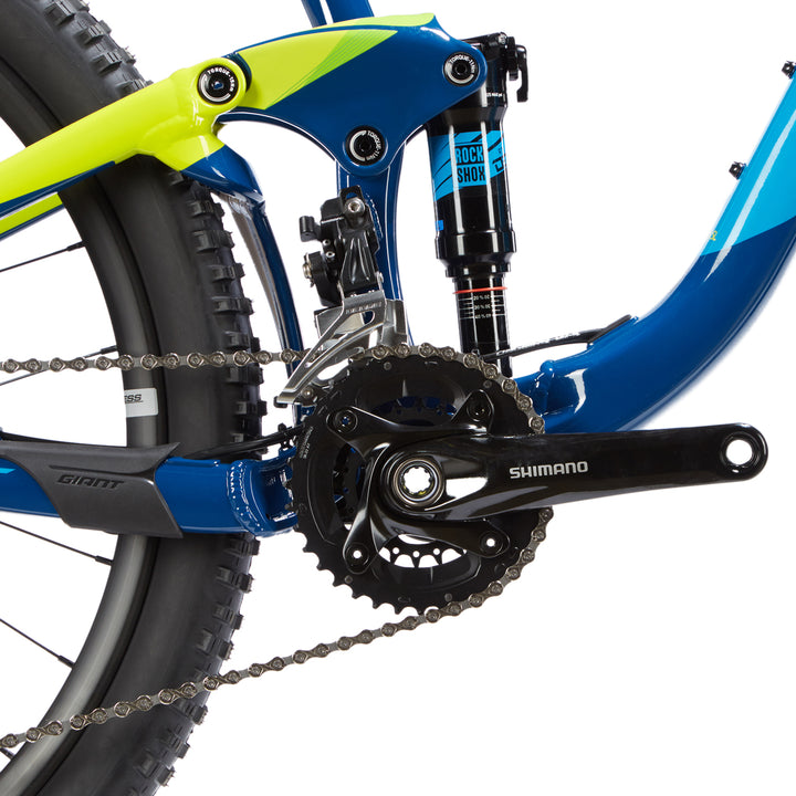 Giant Trance 3 Complete Mountain Bike 2017 Deep Blue/Blue/Green Detail 1 View