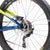 Giant Trance 3 Complete Mountain Bike 2017 Deep Blue/Blue/Green Rear Brake View