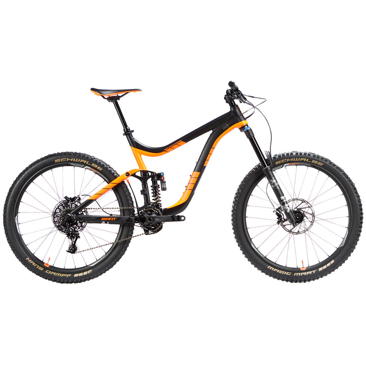 Giant Reign SX Complete Mountain Bike 2017 Orange Side View