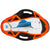 Ronix Parks Wakeboard Bindings 2017 Electric Orange Bottom View