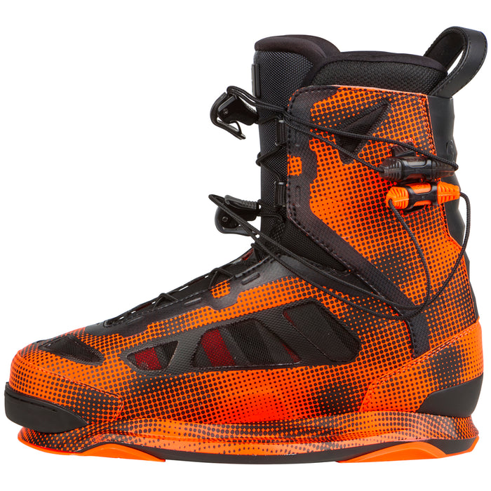 Ronix Parks Wakeboard Bindings 2017 Electric Orange Side View