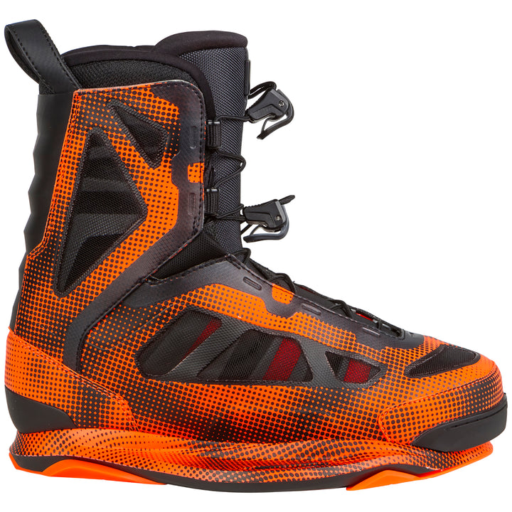 Ronix Parks Wakeboard Bindings 2017 Electric Orange Side View