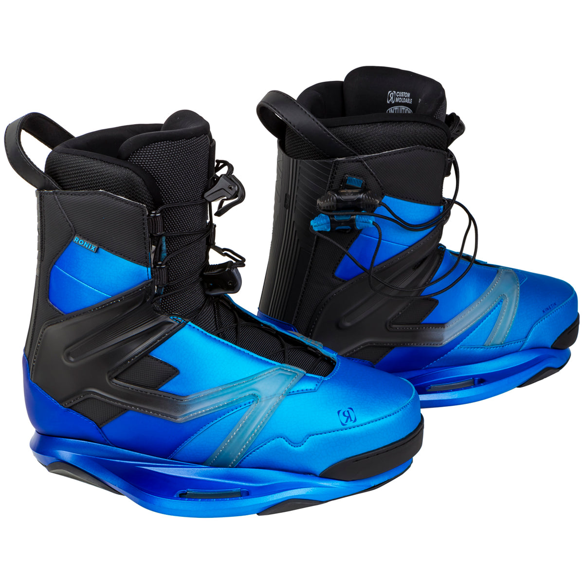 Ronix Kinetik Project Wakeboard Bindings 2017 Galactic Blue