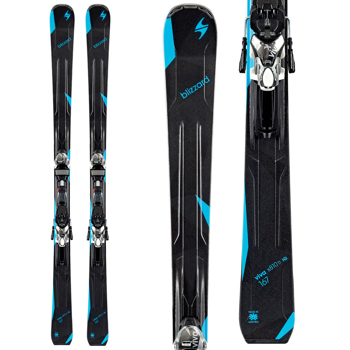Blizzard Viva 810X Ti IQ Skis + IQ-TP12 CM2 Bindings 2015
