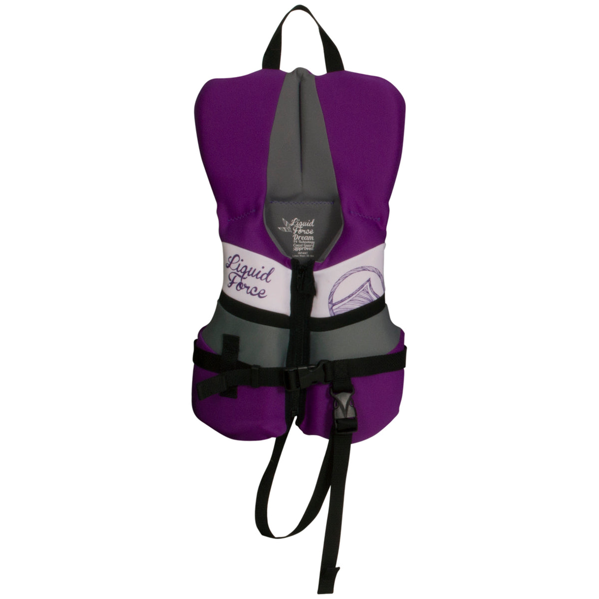 Liquid Force Dream Infant CGA Wakeboard Vest - Infant Girls' 2019 Purple Front View