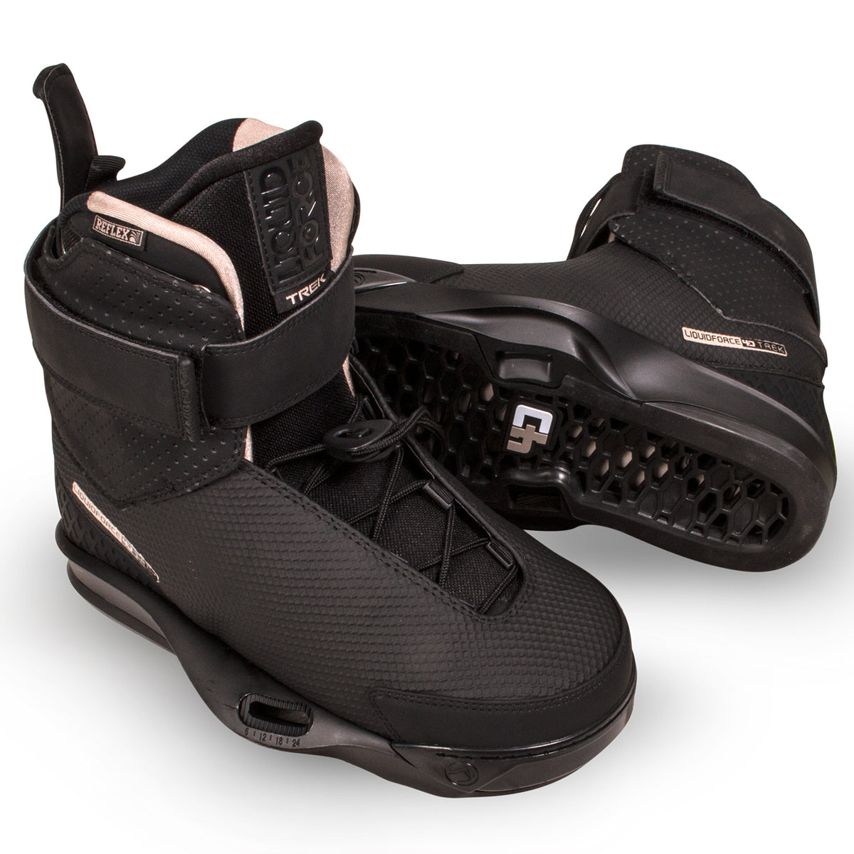 Liquid Force Trek 4D Wakeboard Bindings 2017 Black
