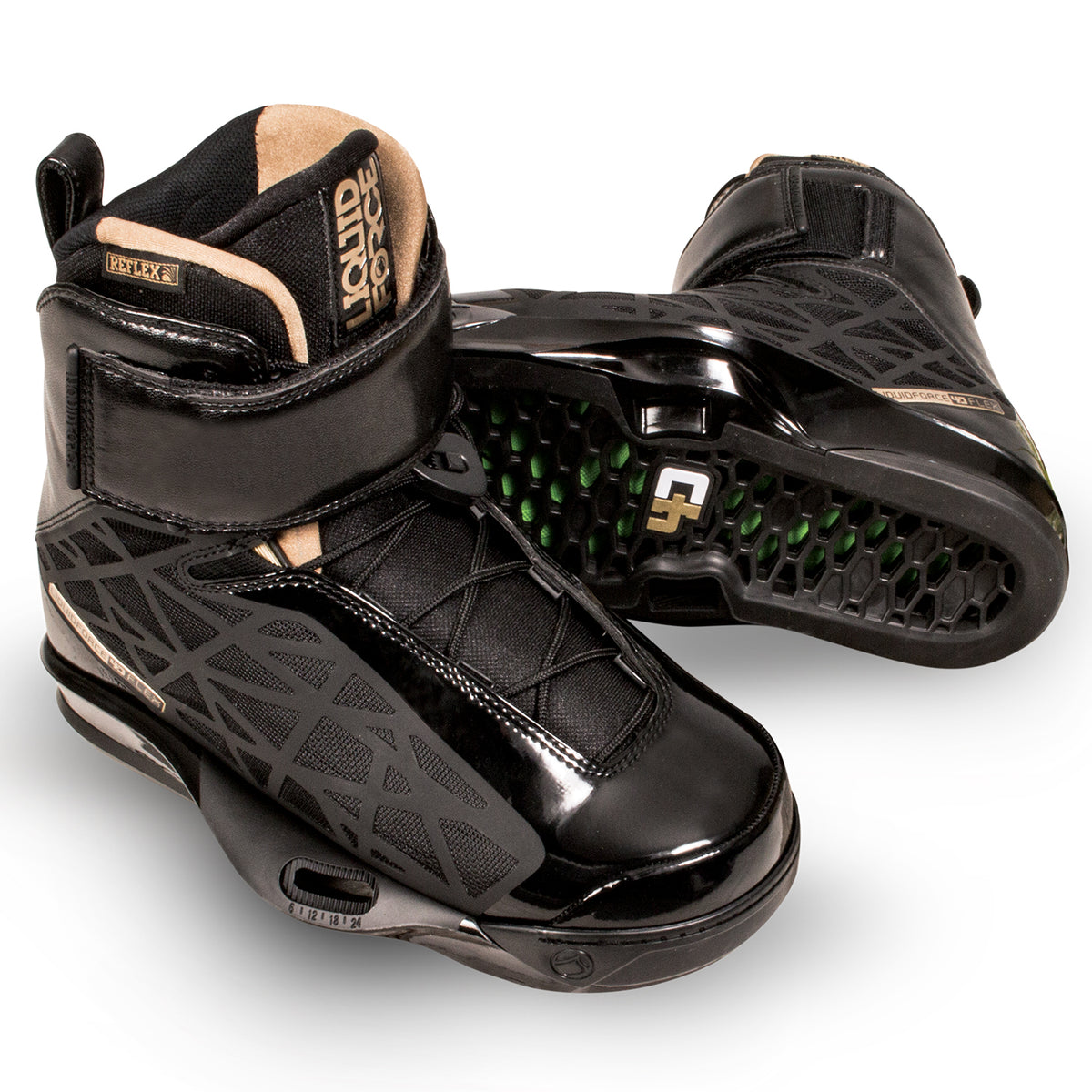 Liquid Force Flex 4D Wakeboard Bindings 2017 Black