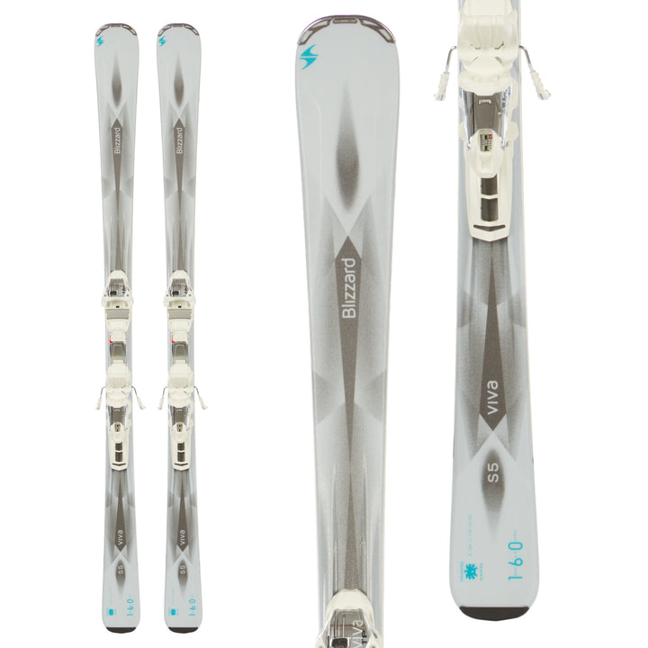 Blizzard Viva S5 Skis + Viva IQ-TP10 CM2 Bindings - Women's 2016