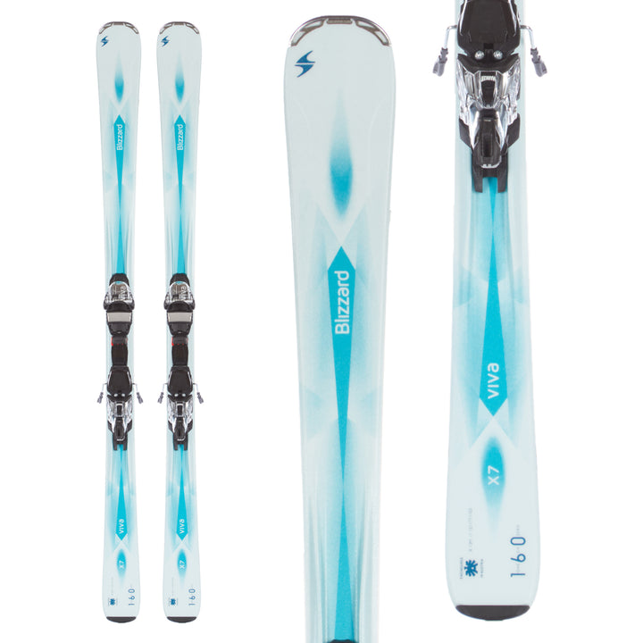Blizzard Viva X7 Skis + IQ-TCX12 CM2 Bindings - Women's 2016 none