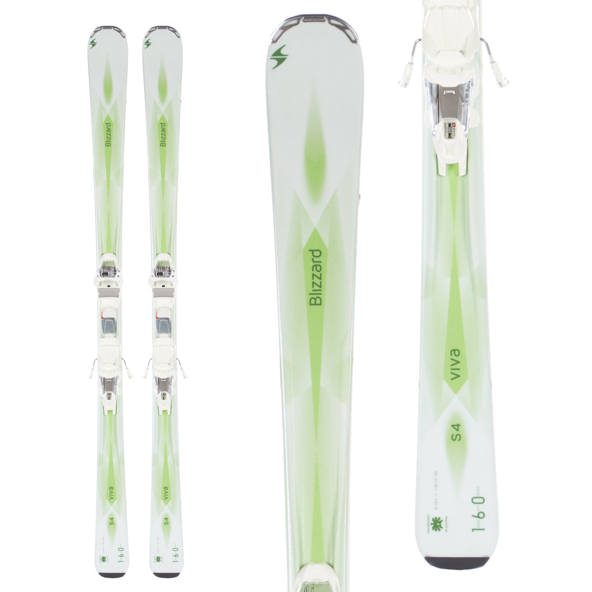Blizzard Viva S4 Skis + IQ-TP10 CM2 NK Bindings - Women's 2016