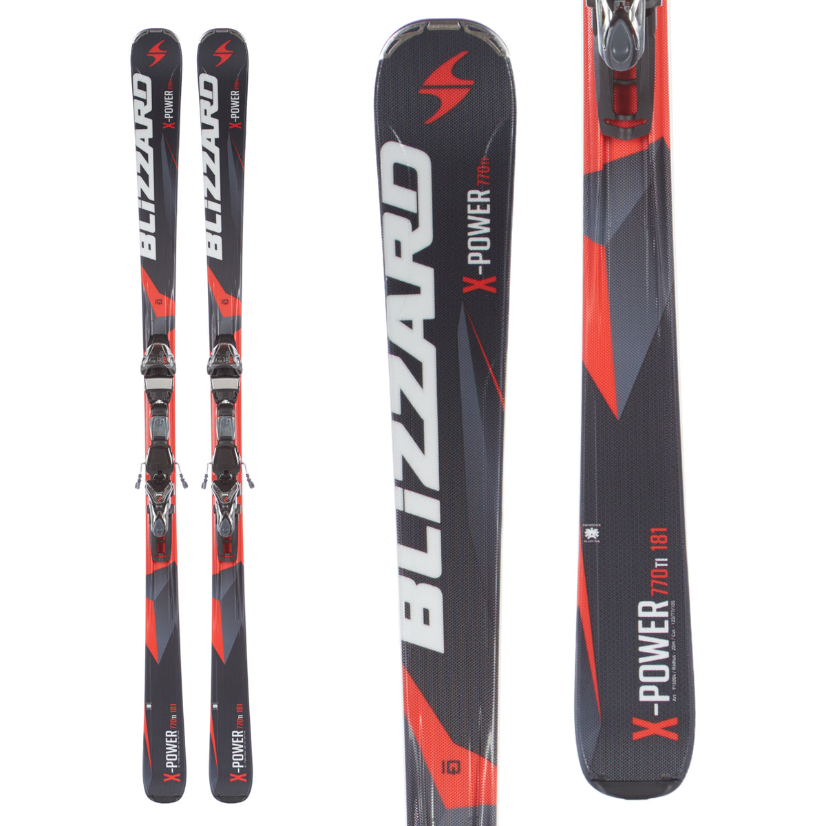 Blizzard X-Power 770 Ti IQ Skis + IQ-TP12 CM2 Bindings 2015