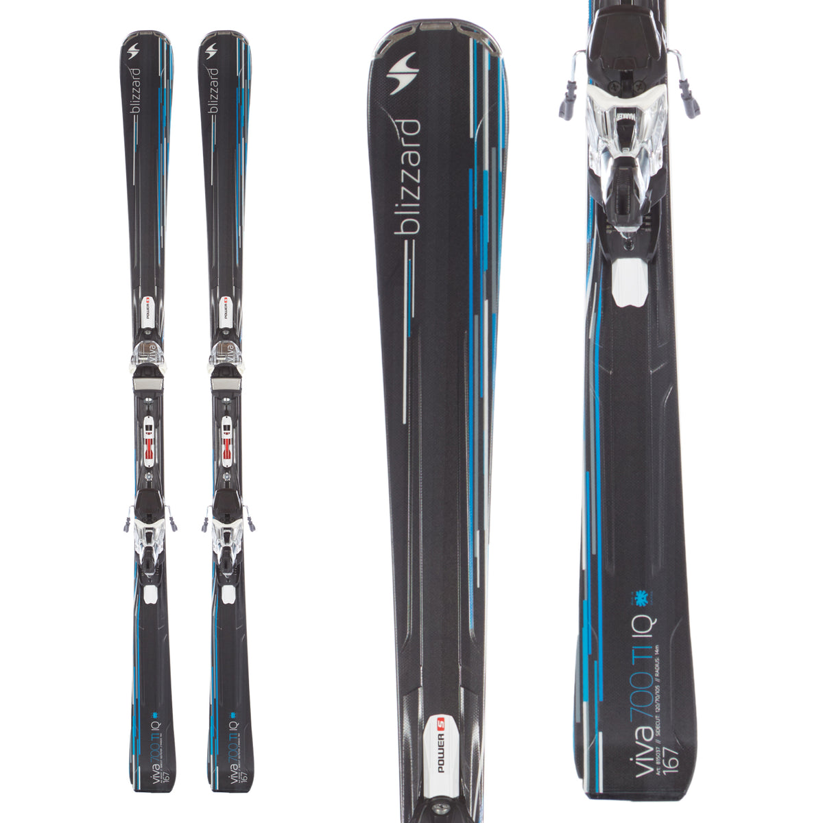 Blizzard Viva 700 S IQ Skis + Power12 TCX Bindings 2015