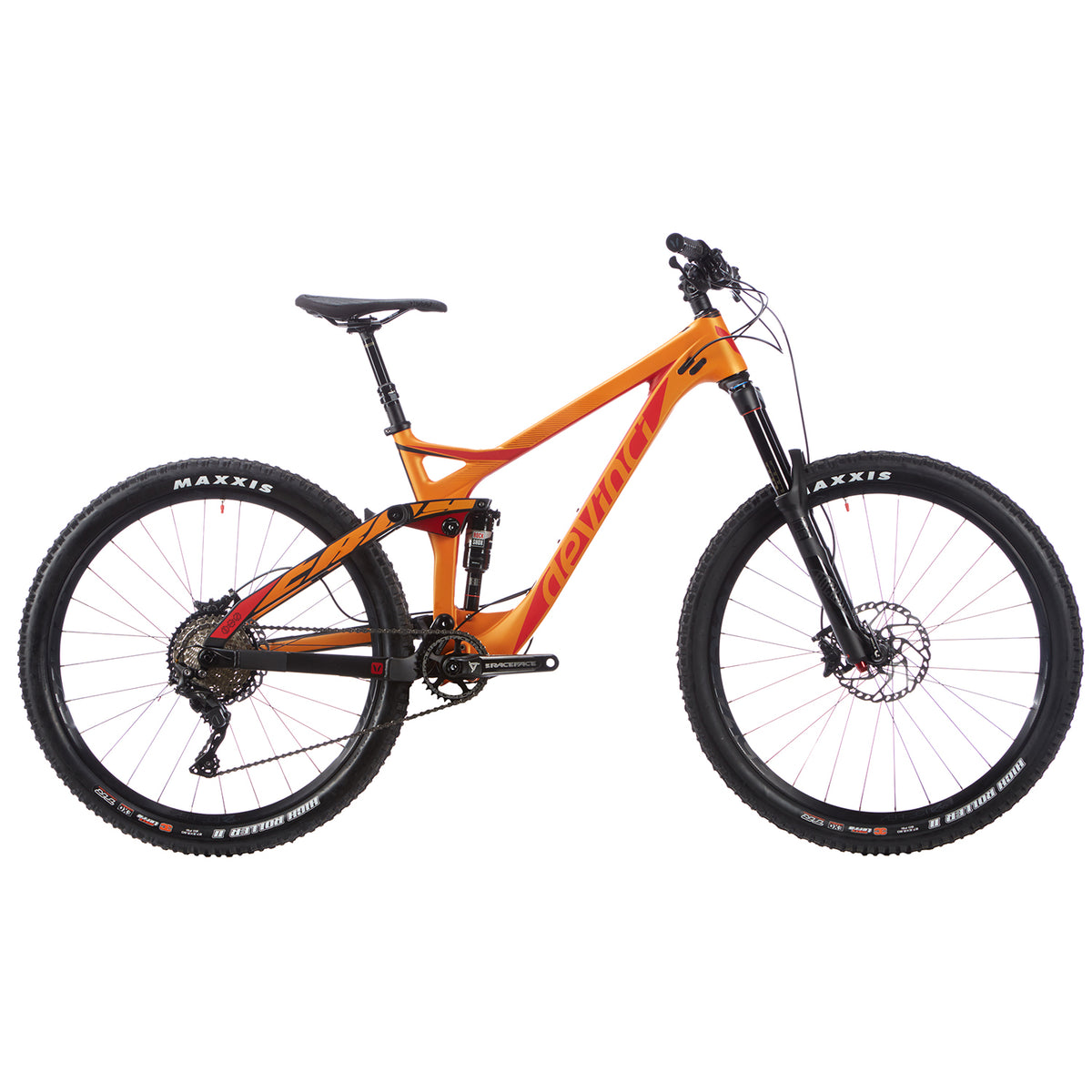 Devinci Troy Carbon SLX/XT Complete Mountain Bike 2017 Orange/Red/Black