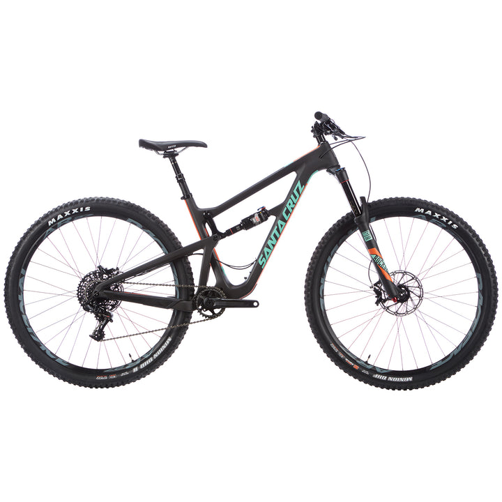 Santa Cruz Bicycles Hightower 1 C S 29 Complete Mountain Bike 2017 Matte Carbon & Mint