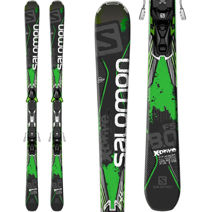 Salomon X-Drive 8.0 FS Skis + MXT12 Bindings 2015