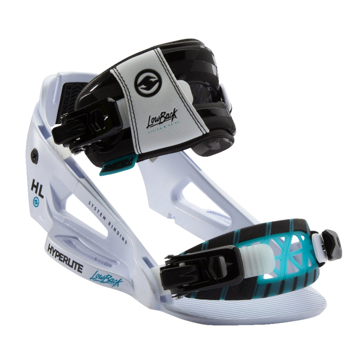 Hyperlite The System Lowback Wakeboard Bindings 2017 White