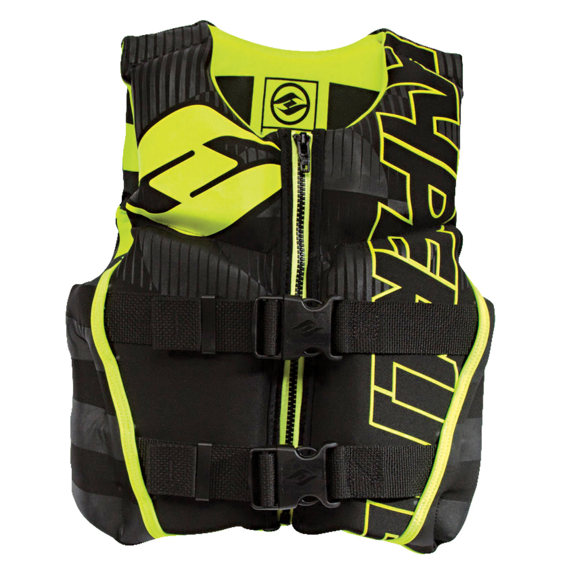 Hyperlite Youth Indy CGA Wakeboard Vest - Boys' 2018 Black/Volt