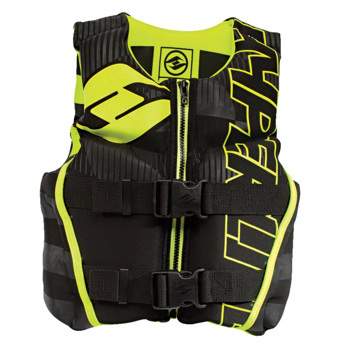 Hyperlite Youth Indy CGA Wakeboard Vest - Boys' 2018 Black/Volt