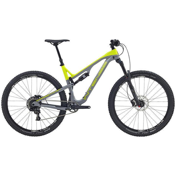 Intense Cycles Primer 29C Foundation Complete Mountain Bike 2017 Yellow/Grey Side View