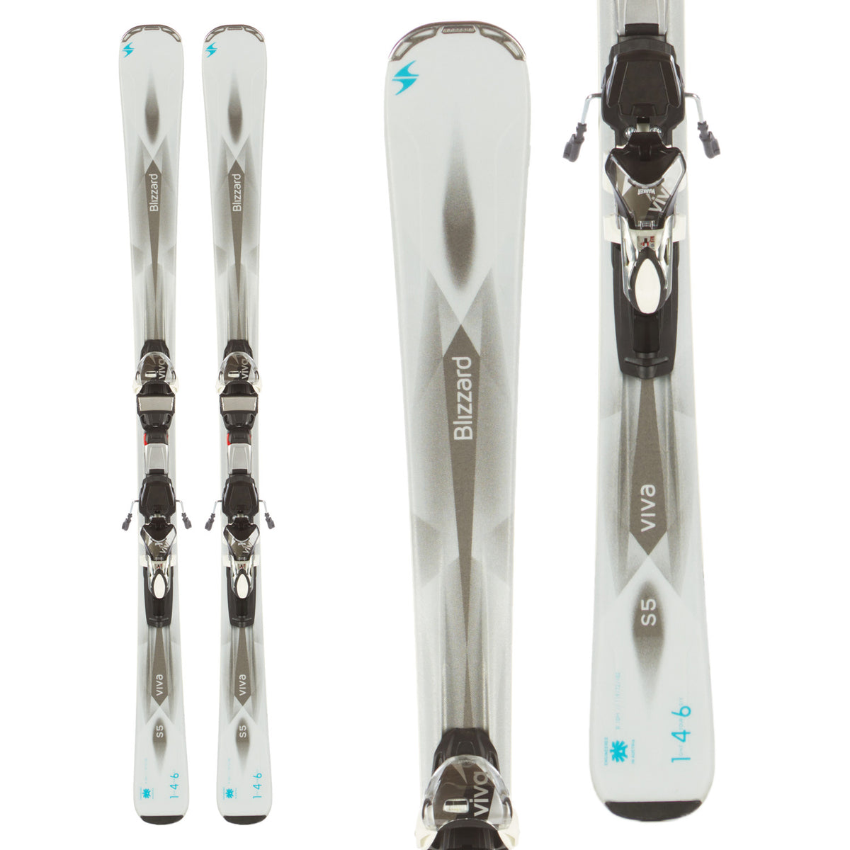 Blizzard Viva S5 Skis + Viva IQ-TP12 CM2 Bindings - Women's 2016