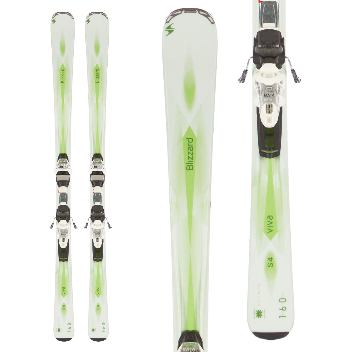 Blizzard Viva S4 Skis + IQ-TP10 CM2 Bindings - Women's 2016