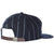 evo x Ebbets Field Flannels® Coleridge Ball Cap Navy/Cream Pinstripe